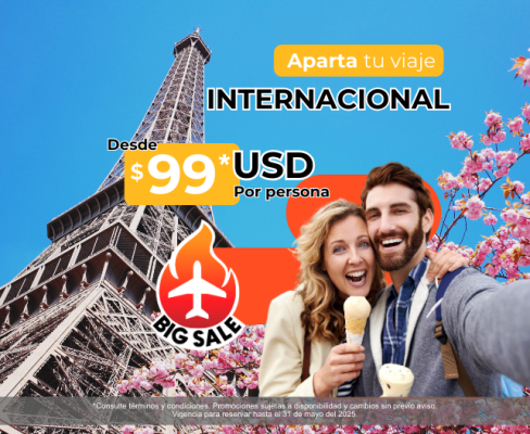 ¡Aparta tu viaje desde $99* USD!