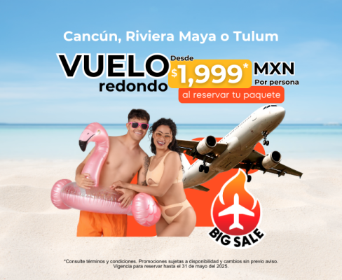 Vuelo desde $1,999